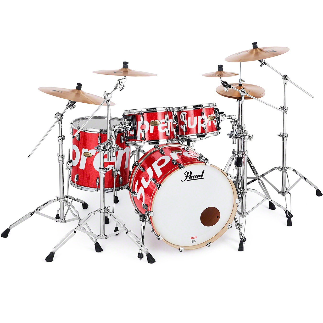 Supreme®/Pearl® Session Studio Select Drum Set & Zildjian® Cymbals view 2